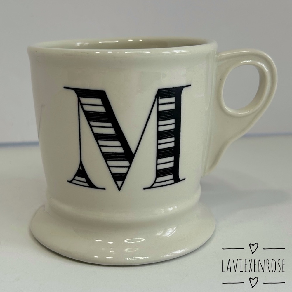 Anthropologie “M” Monogram Mug